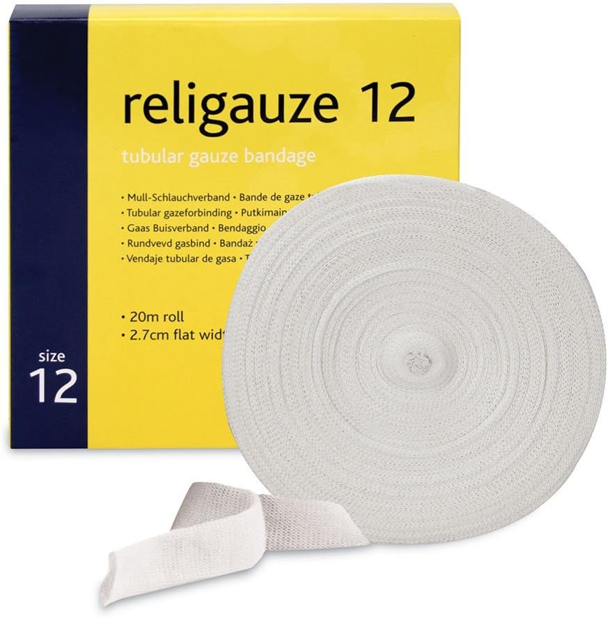 Reliance Medical Religrip Band Aid Tubular Gauze - Cotton Retention Bandage, Secure Wound Dressing for Bandaging Fingers and Toes, Size 2.7 Cm Width (20 M Uncut Roll) image number 3