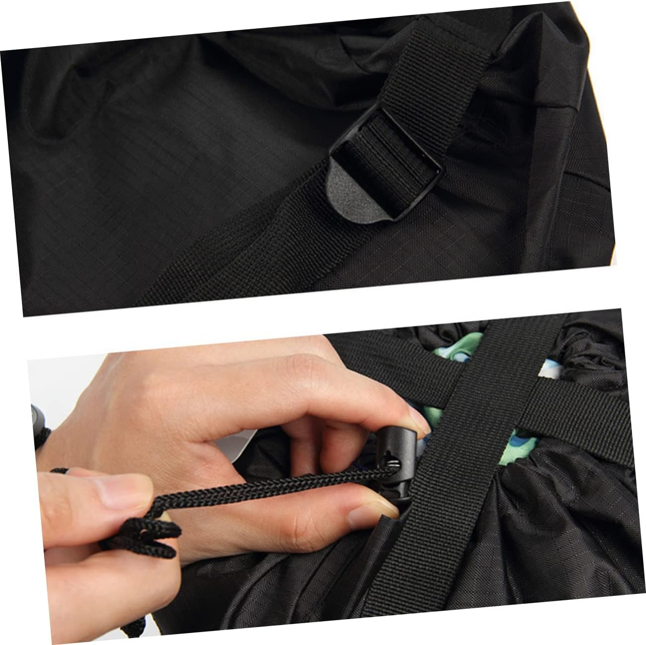 BRIGHTFUFU 2Pcs Quilts Compression Bags Small Organizer with Straps for Camping Hiking Backpacking Outdoor Storage image number 2