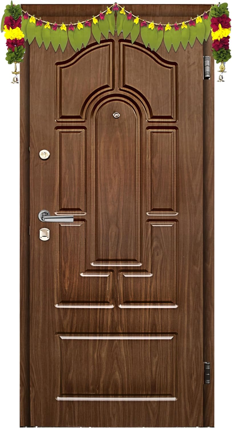 Handicraft Storeroom Artificial Flower Garland Toran for Door Entrance, Home Decoration, Indian Decor for Pooja,Wedding,Event, Diwali, Chrismus (Leaf Toran 38 Inch 2 Hanging 9 Inch), Green image number 1