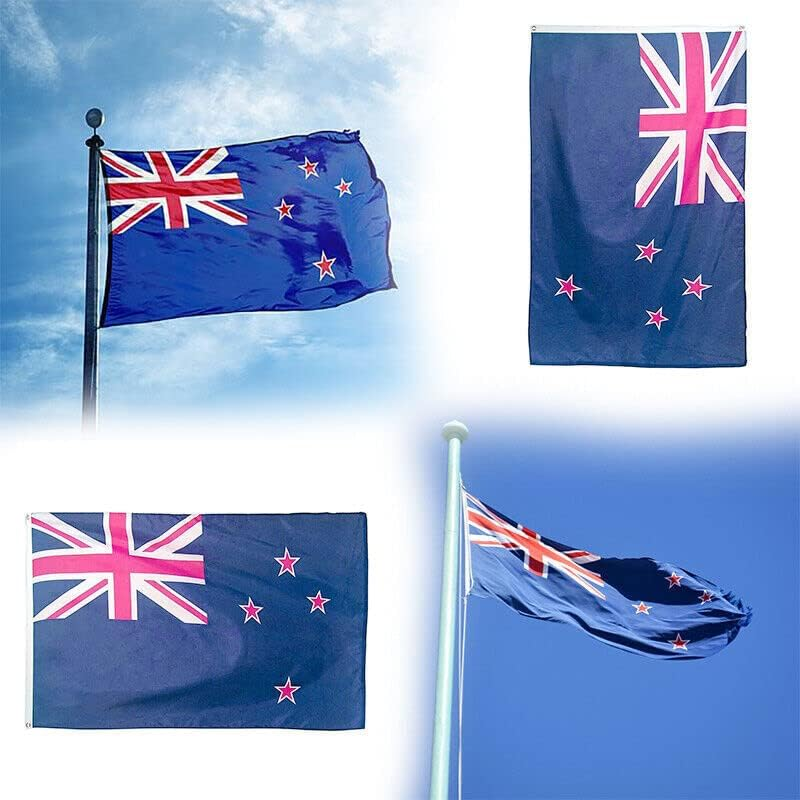 Large New Zealand Flag Kiwi NZ Heavy Duty Outdoor 90 X 150 CM - 3Ft X 5Ft AU image number 4
