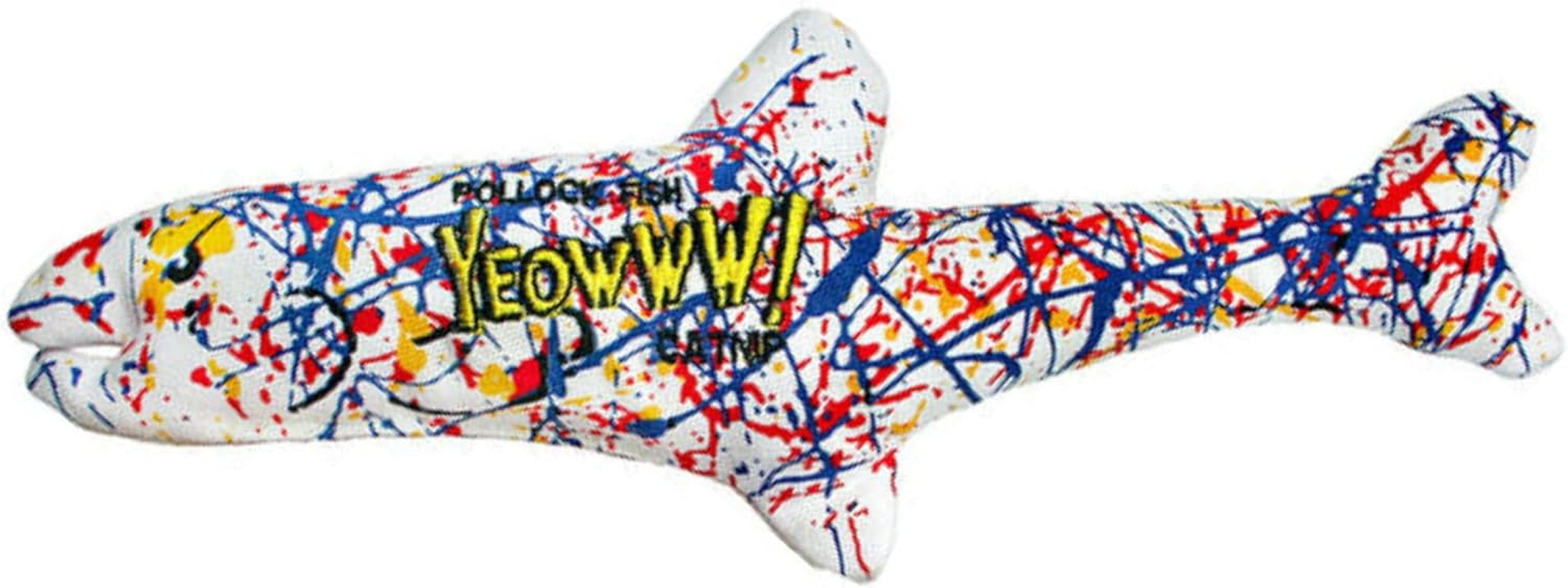 YEOWWW! Organic Catnip 3-Toy Variety Pack with Rainbow, Banana, and Pollock - Multi image number 3