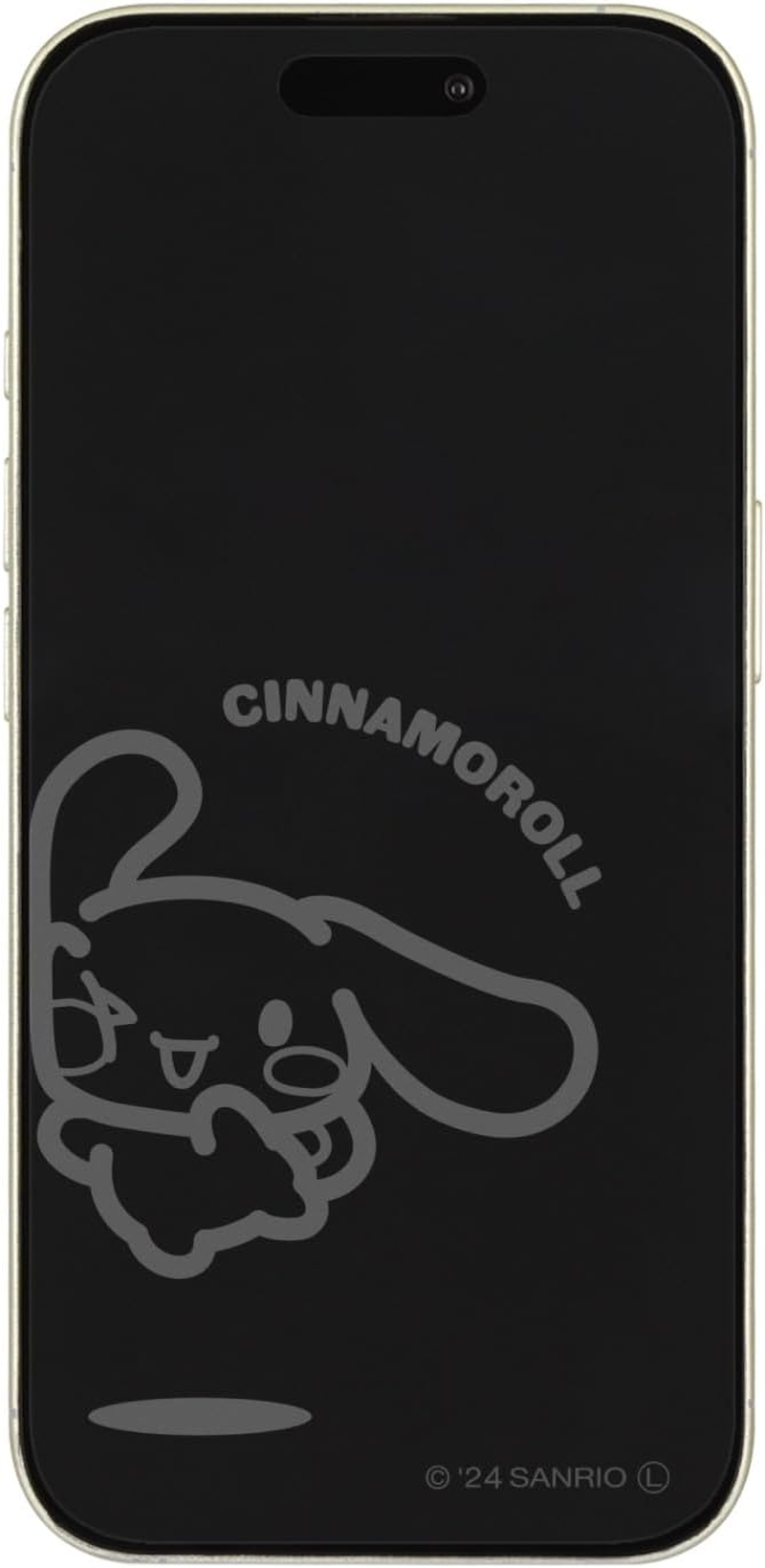 Gourmandies Sanrio Characters Glass Screen Protector for Iphone 16/15 / 15 Pro / 14/14 Pro / 13/13 Pro/Cinnamoroll SANG-479CN