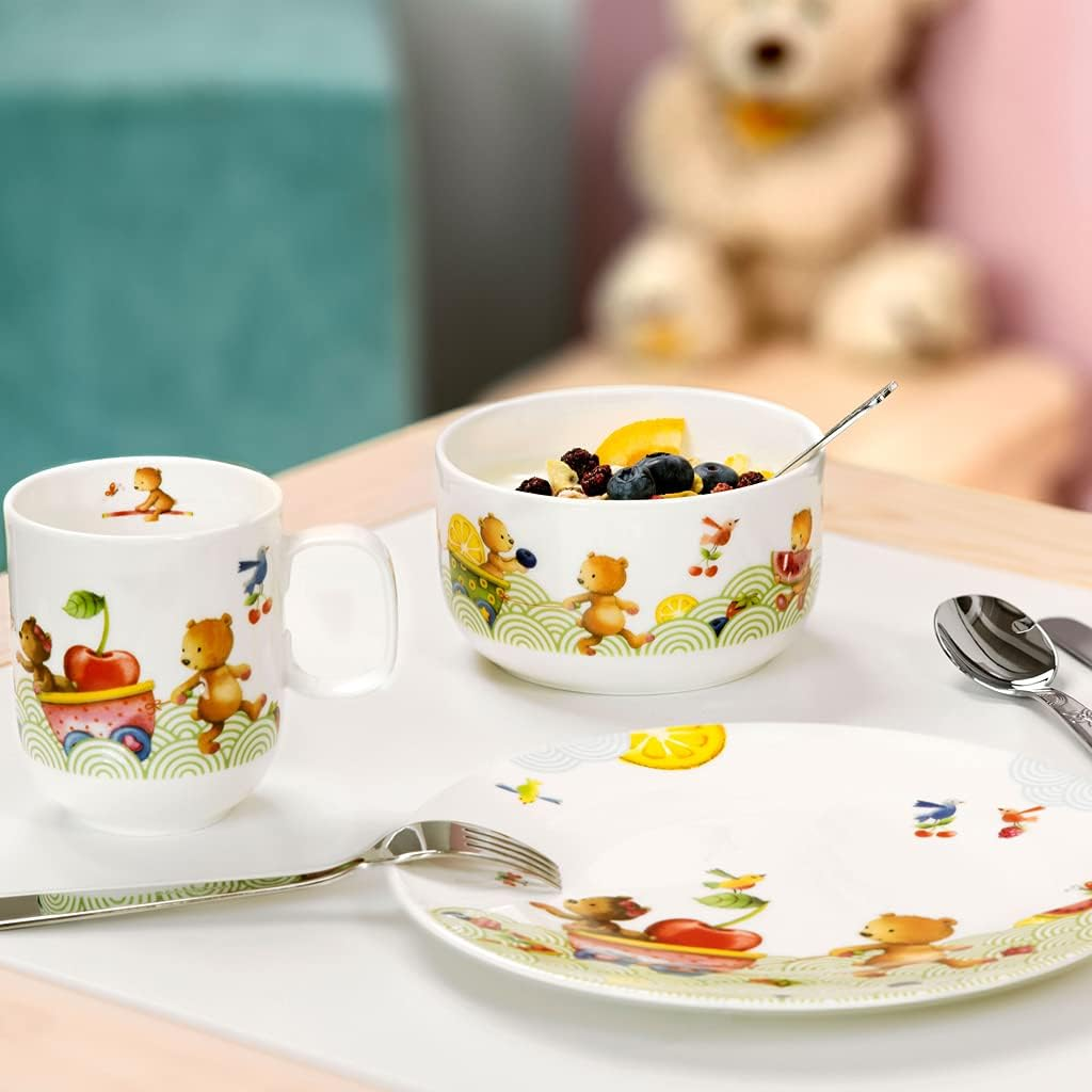 Villeroy & Boch 14-8665-2640 Hungry as a Bear Children'S Plate, Porcelain image number 2