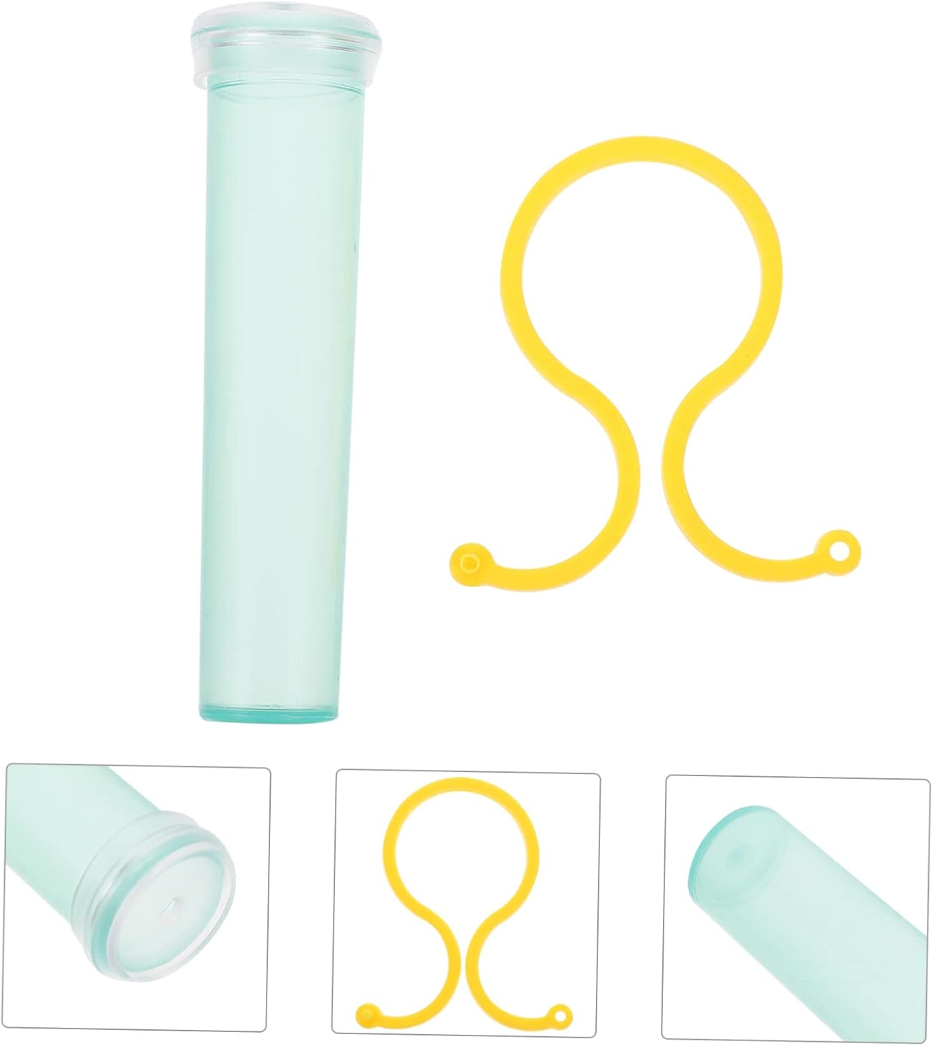 FONDOTIN 100Sets Flower Water Tube Plastic Fresh Keeping Tube for Flower Arranging Garden Supplies image number 3