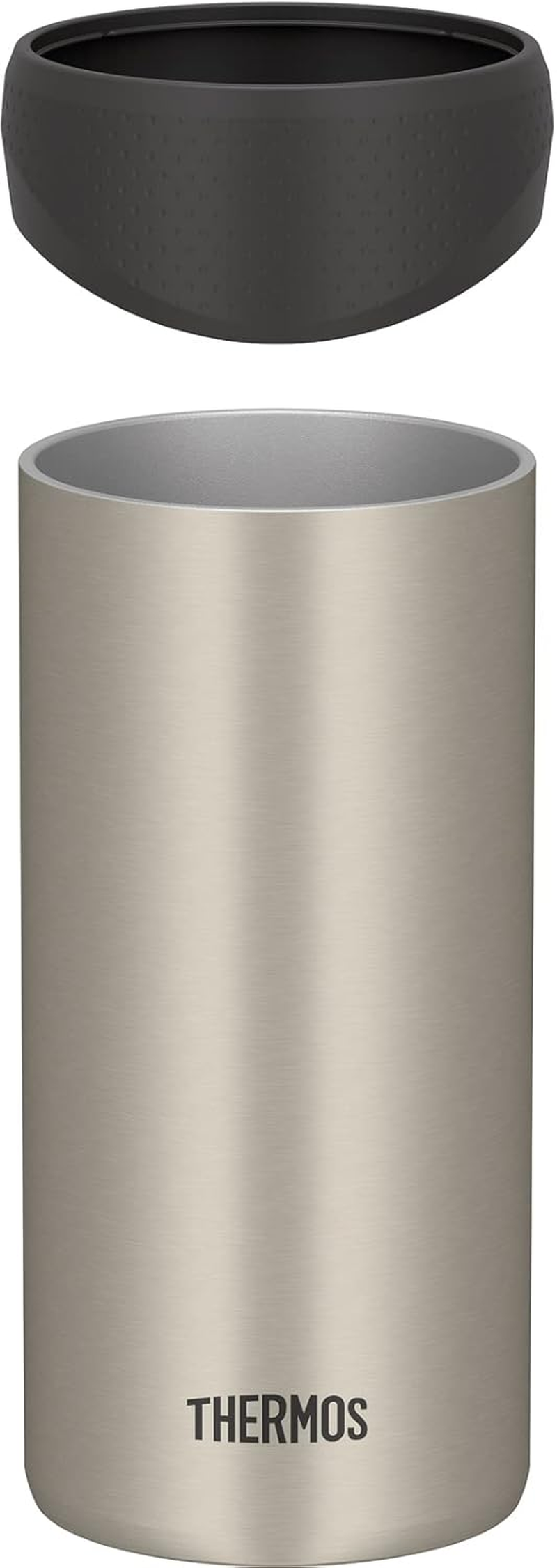 Thermos JDU-500 SMT Insulated Can Holder for 16.9 Fl Oz (500 Ml) Cans, 2-Way Type, Stainless Steel Mat image number 4