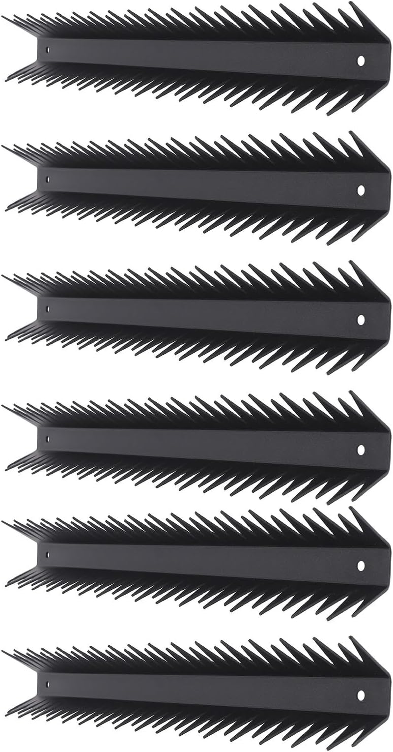 6 Pcs Heavy Duty Metal Fence Spikes, Security anti Climb Wall Spikes with Screws, Metal Animal Deterrent anti Theft Security Fence Pointed Nails Wall for Home Outdoor image number 5