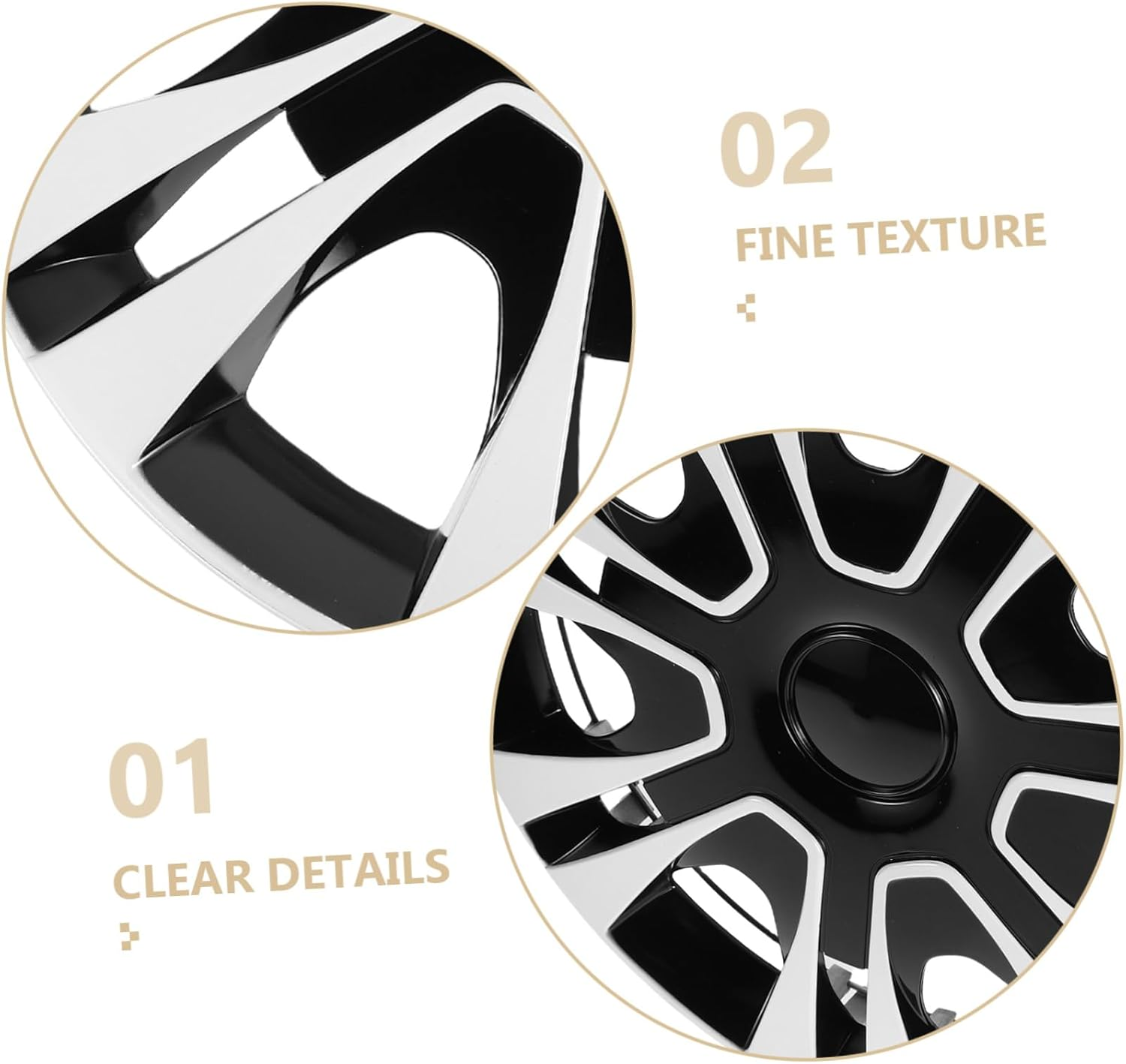 HAPINARY Car Rim Hubcap Wheel Center Cap Wheel Cover Fit Rim Cap for Semi Truck Trailer image number 6