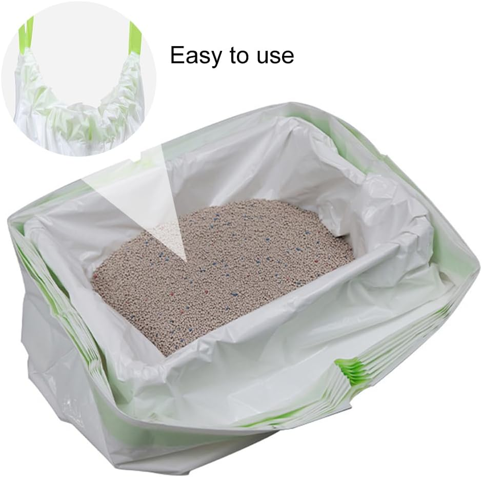Cat Litter Tray Bag Cat Litter Bag Overlaid Filter Bags for Cat Litter Tray with Carry Handle Cat Litter Tray for Changing Cat Litter Tray for Cat Litter Tray
