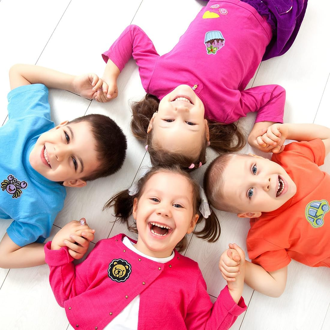 60PCS Random Assorted Styles Embroidered Patches, Iron on Patches Sew on Patches Embroidery Patches, DIY Sew Applique Repair Patch for Clothes Dress Pants Hats Jeans, Sewing Flowers image number 3