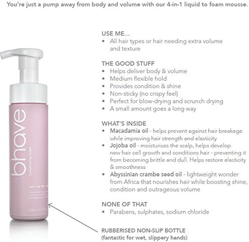 Bhave Volumising Foam 200Ml