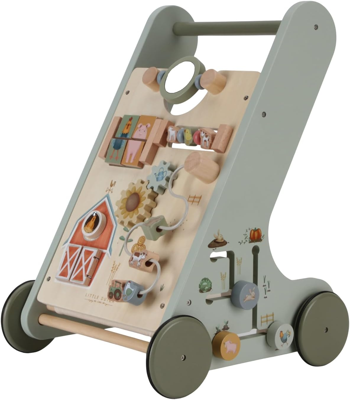 Little Dutch Little Farm Multi-Activity Baby Walker image number 3