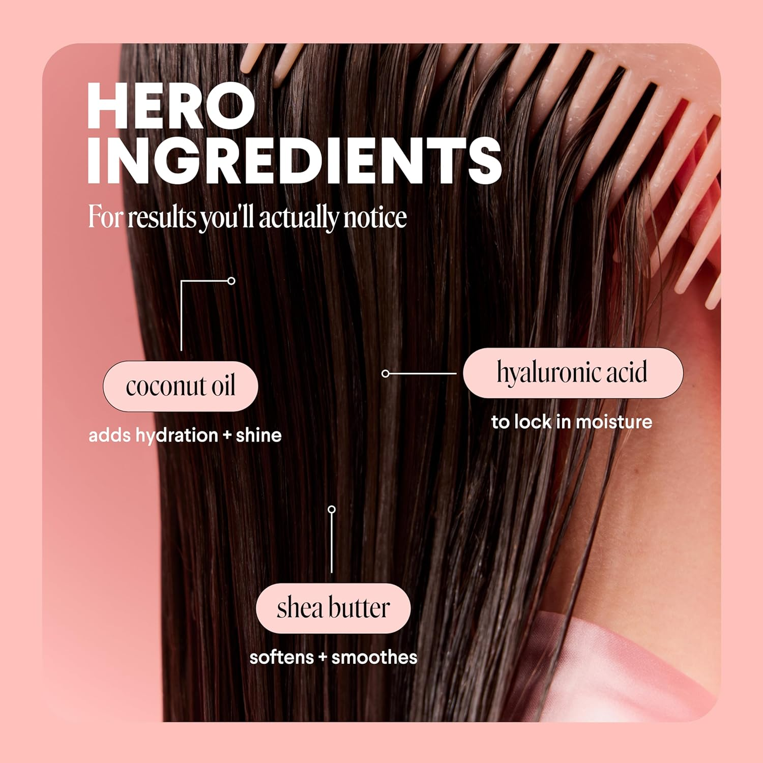 MONDAY HAIRCARE Moisture Shampoo for Dry, Coarse, Stressed, Coily & Curly Hair, Made from Coconut Oil, Rice Protein, Shea Butter, & Vitamin E, 798Ml image number 5