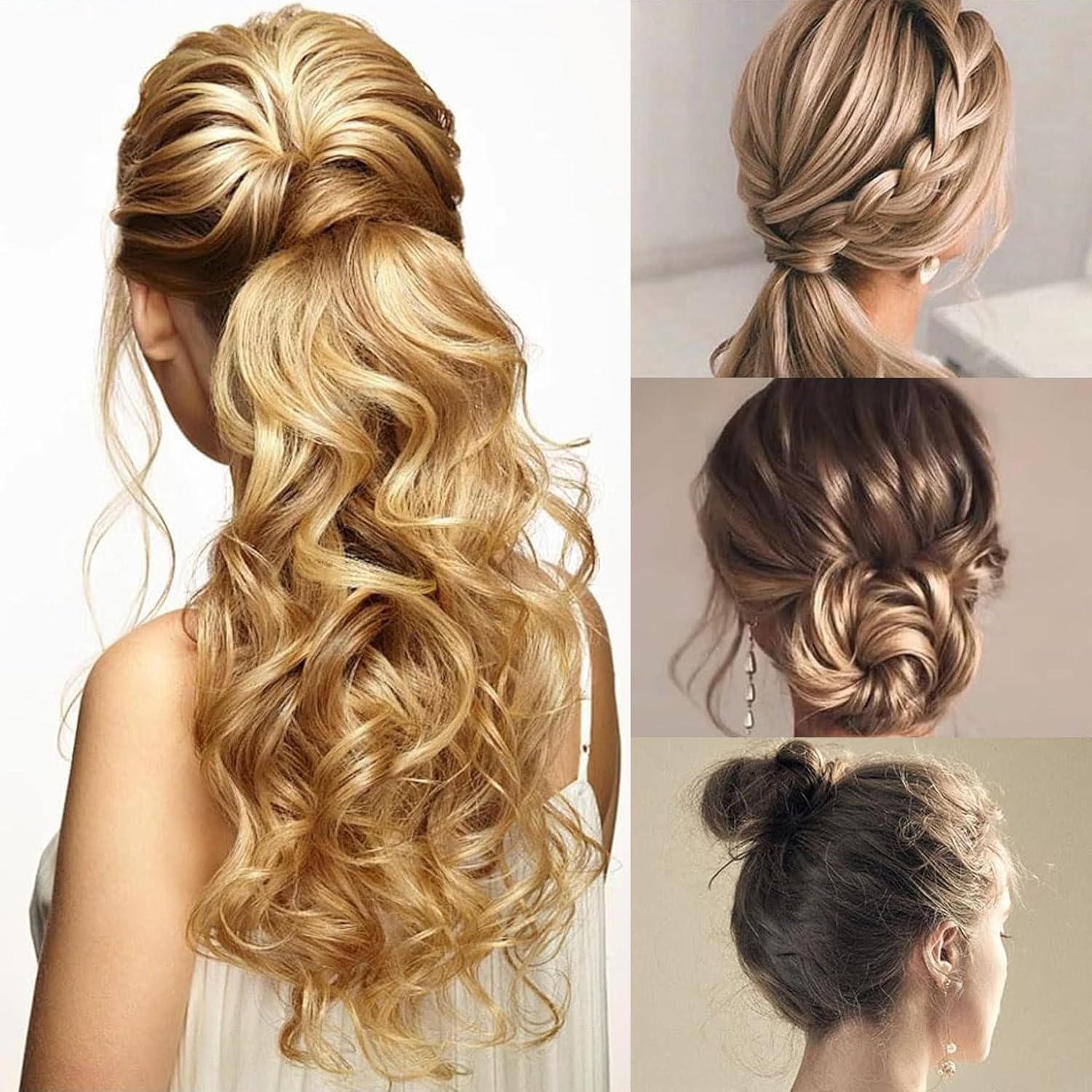 Hairpin 4Pcs-U-Shaped Hair Pins, Perfect Hair Styling Tools, Hairpin Set, Lialysoff Hair Accessories for Women with Thick Hair image number 4