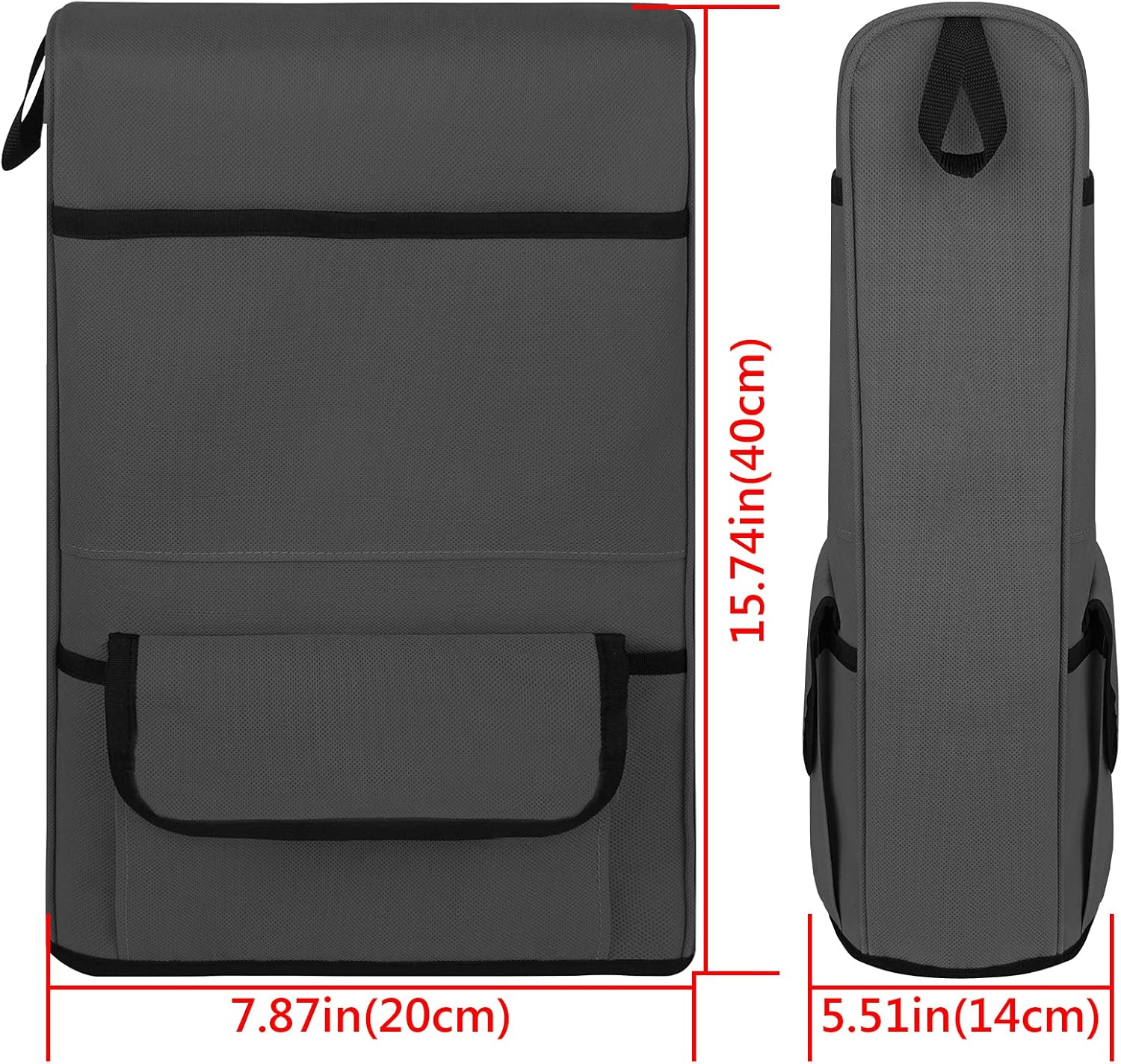 Linkidea PS5 Controller Storage Pocket Protective, Nylon Dust Cover for Game Console, Skin Cover anti Scratch Protector Sleeve Compatible with Playstation 5 Console (Grey) image number 2