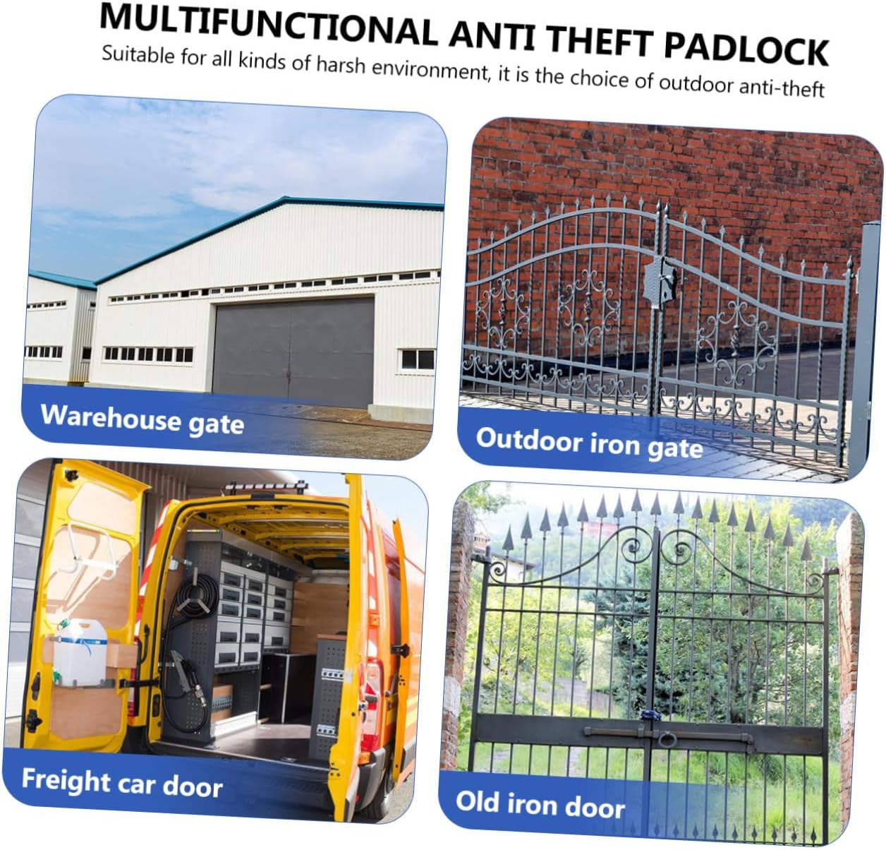 CLISPEED Four-Digit Password Padlock Luggage Lock for Traveling Combination Security Lock Use on Suitcase Bag Gym Locker Toolbox Outdoor Equipment image number 5