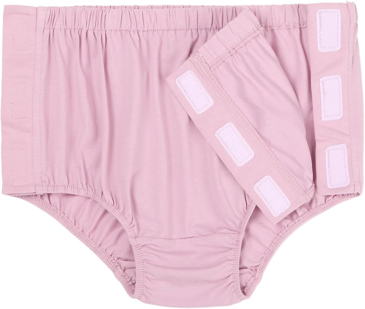 Yeahdor Uwomen Men Adult Unisex Elastic Waistband Underwear Reusable Incontinence Underpants Tear Away Shorts image number 6