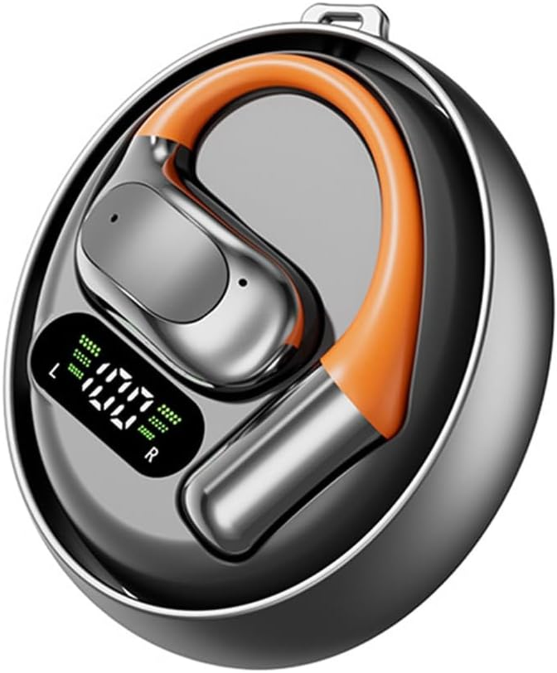 Snblzhef M113 Smart Translator Headset 144-Language AI Translation Earbuds Wireless On-Ear Translator Device Gray