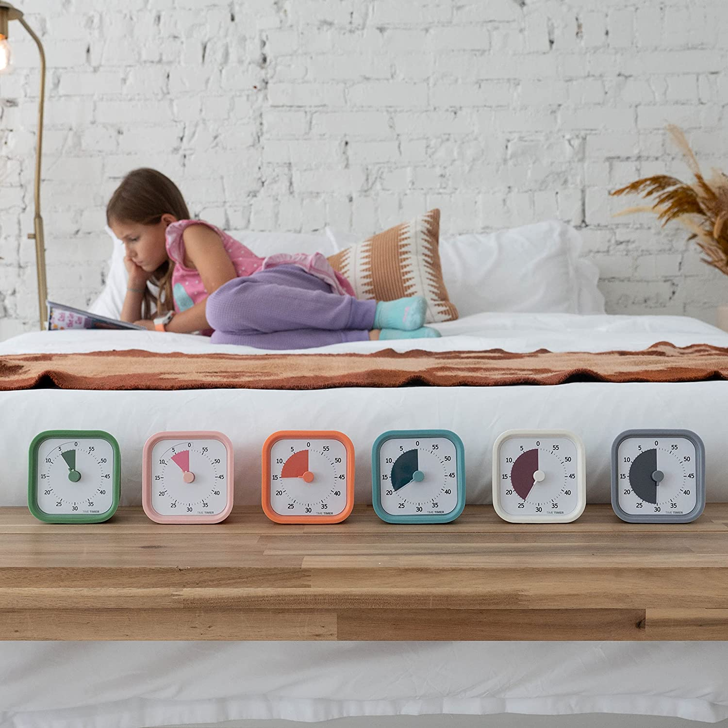 TIME TIMER Home MOD - 60-Minute Visual Timer for Children - Homeschool Supplies Study Tool, Timer for Children'S Desk, Office Desk and Meetings with Silent Operation (Peony Pink), 9 X 5 X 9 Cm