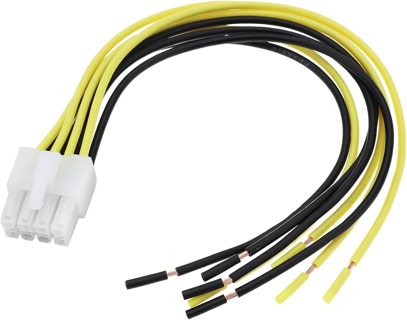 Car 8-Pin Speaker Wire Harness High Level Input Plug Compatible with Alpine Amplifier MRV V12 V-Power Flex (20Cm) image number 5