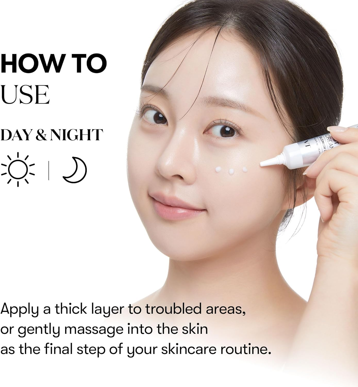 VT COSMETICS Garlic AC Reedle Shot Spot Cream for Blemishes, Calming Spot Cream (0.50 Fl. Oz.) image number 2