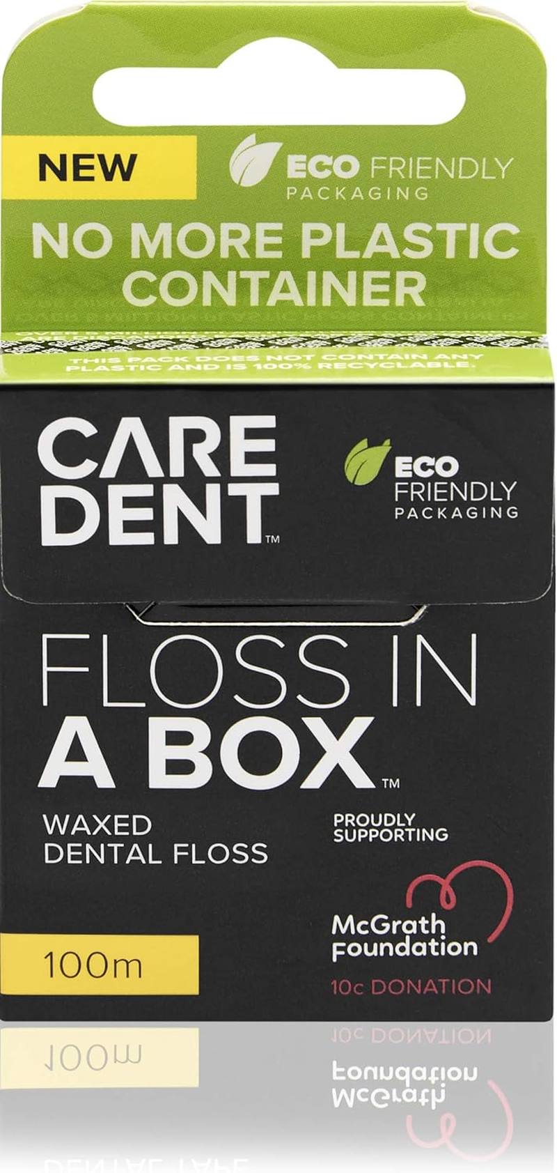 Caredent Nylon Floss in a Box, 100M