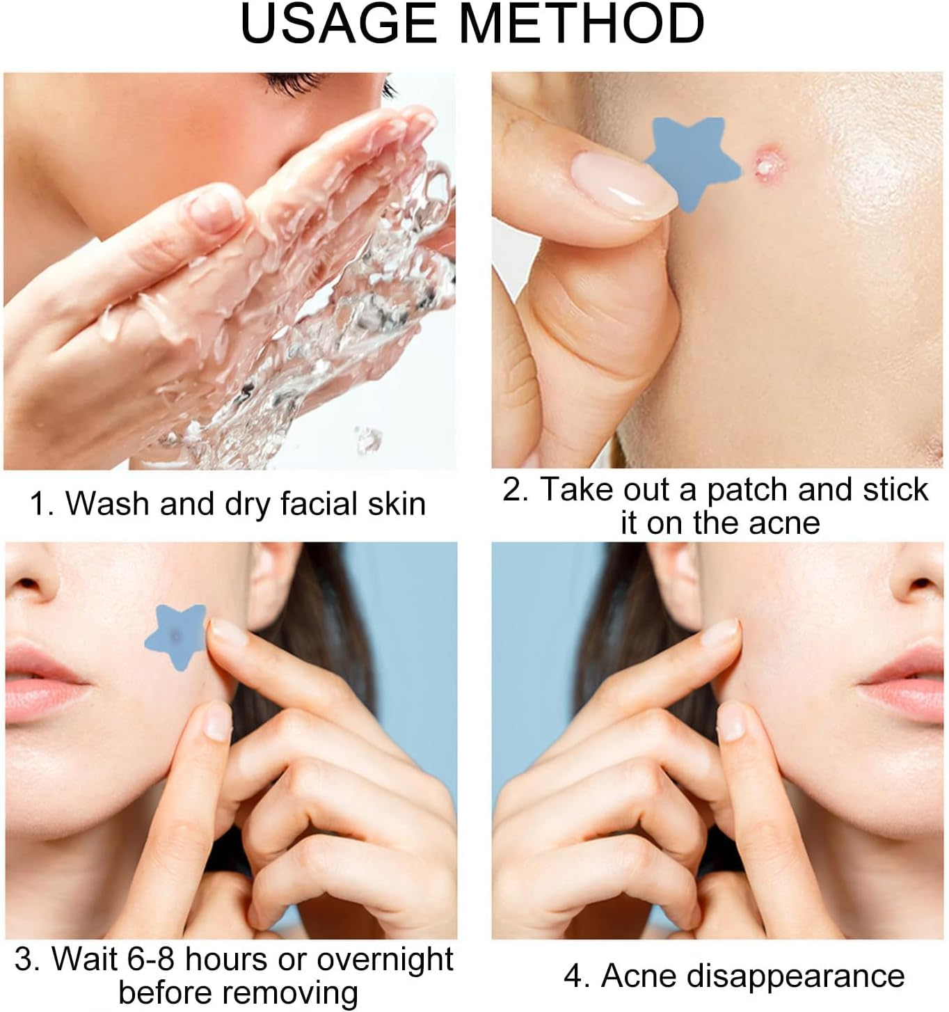 200Pieces Hydrocolloid Spot Patch for Blemish-Prone Skin &ndash; Invisible Acne Cover, Breathable & Waterproof, Gentle Skin Support image number 6