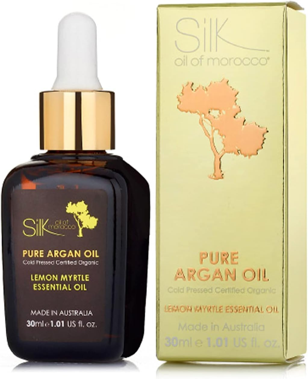 Silk Oil of Morocco Pure Vegan Argan Oil with Lavender Essential Oil 30 Ml