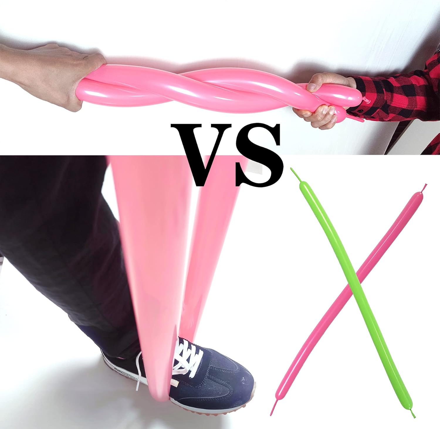 100Pcs Premium Latex Twisting Balloons for Animal Balloons with Pump, 260Q Magic Long Balloons Assorted Jelly Color for Wedding, Bachlorette, Fiesta, Birthday, Word Party, Activity, Clown Decoration. image number 6