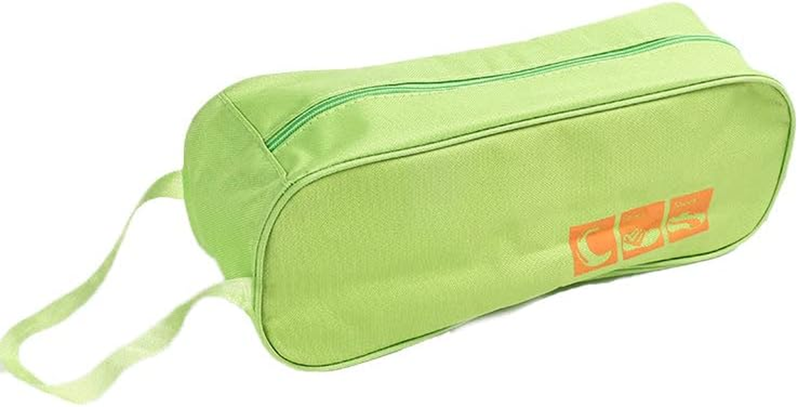 AIMALL Waterproof Portable Shoe Bag with Handle, Travel Storage Case for Shoes, Sports, Toiletries, and Cosmetics, Clear View Window, 13 X 4.72 X 5.12 Inches - Blue image number 3