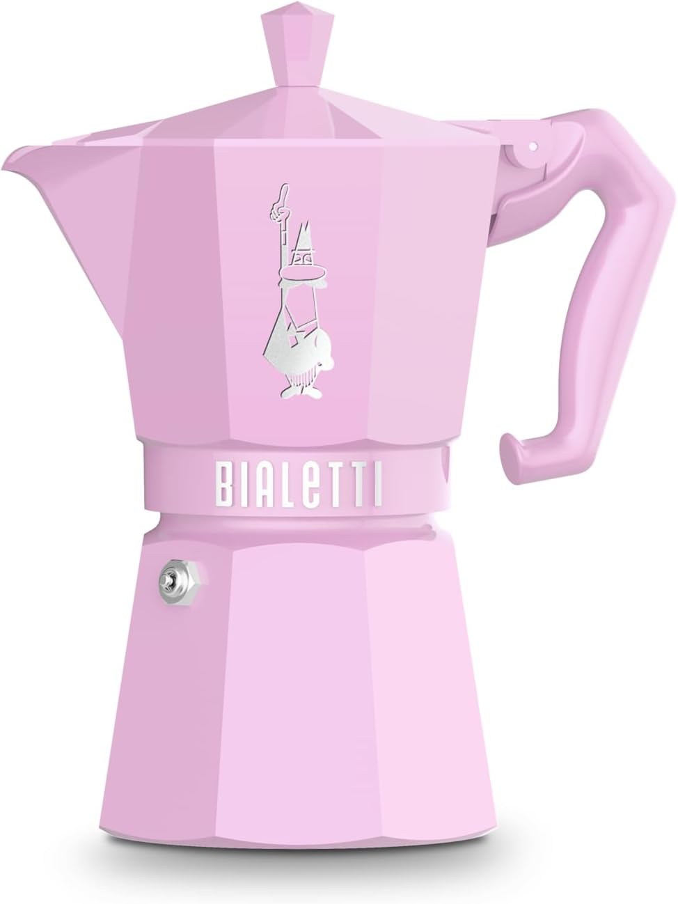 Bialetti Mocha Exclusive Pink 6 Cup Open Fire (Coffee Maker, Espresso Maker, Makinetta), 0009064
