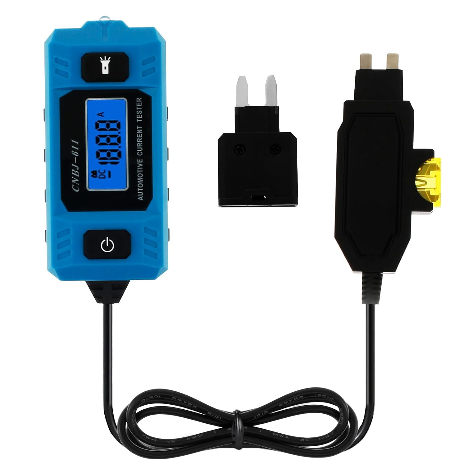 Car Circuit Tester with Display, Automotive Circuit Tester, Max 48V Automotive Circuit Tester, Accurate Car Fuse Tester, for Fuse Testing,Light Sockets, Short Circuits, Wires, Electricians image number 5