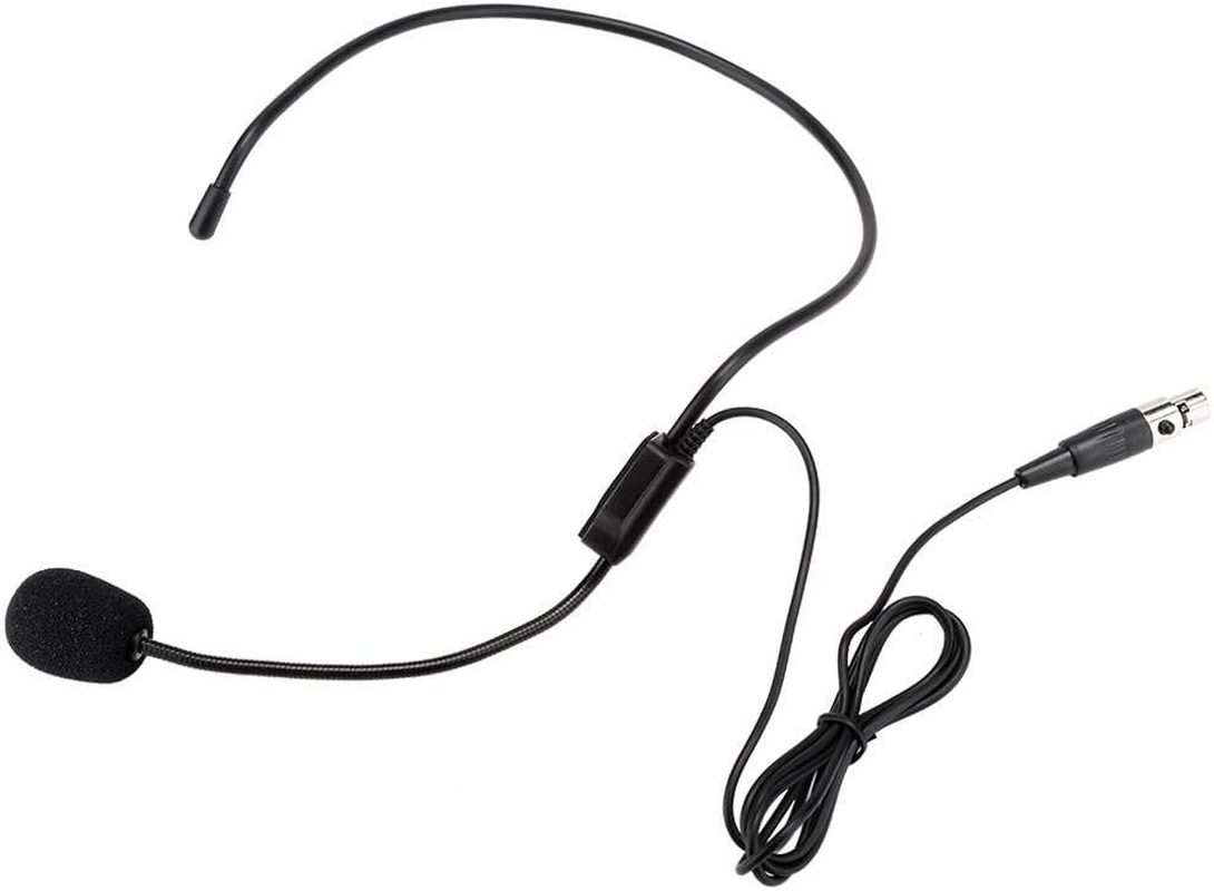 Annadue 3-Pin XLR Headset Microphone, Mini Professional Wireless Microphone, for Sports, Performances, Police, Telephone Operators, Speakers, Telephones and Other Situations. image number 2