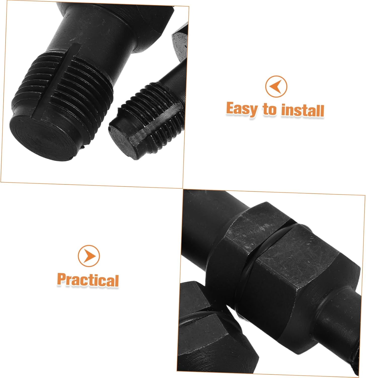 FELTECHELECTR 2Pcs Spark Thread Repair Tool Set Double-Ended Wrench for Automotive Maintenance image number 2