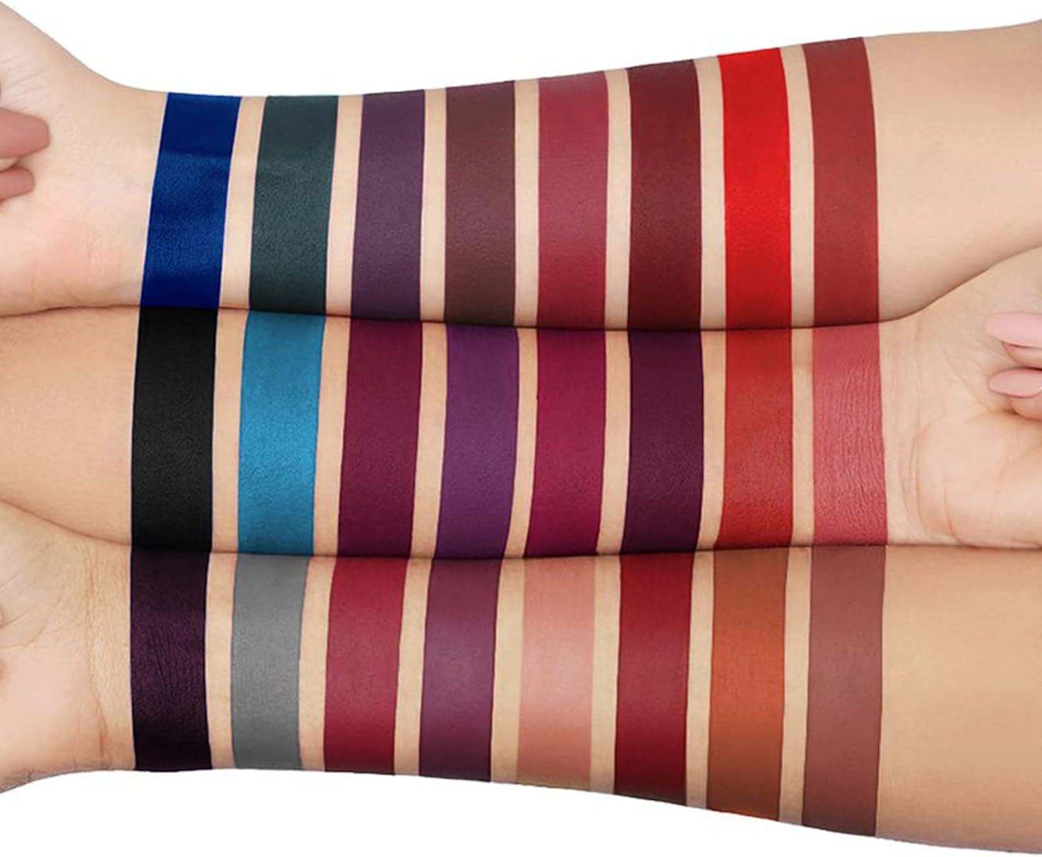 Fantasyday 24 Colours Matte Nude Tones Lipstick Set Waterproof Durable Liquid Lip Gloss Women Lips Moisturising Lip Care Lipsticks Gift Set for Full Looking Lips image number 5