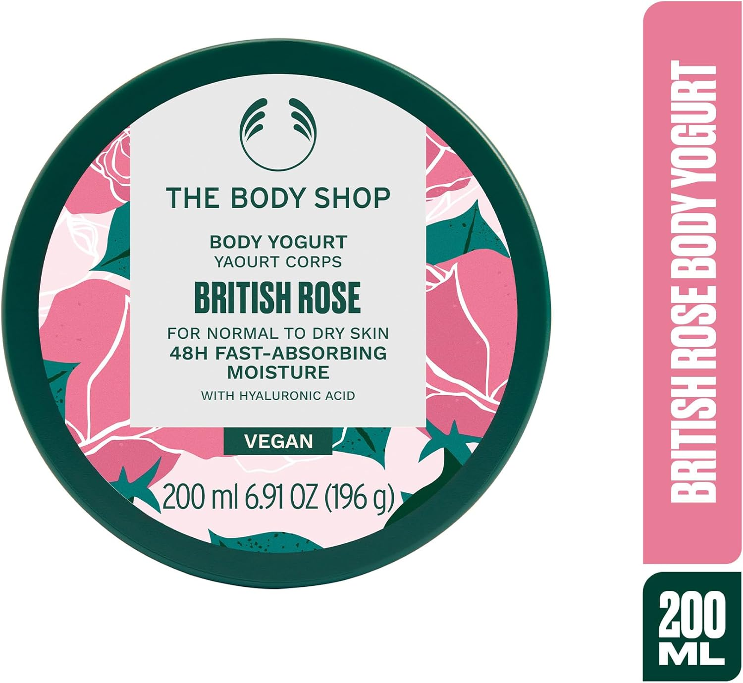 The Body Shop British Rose Body Yogurt, 198 G (1097390) image number 1