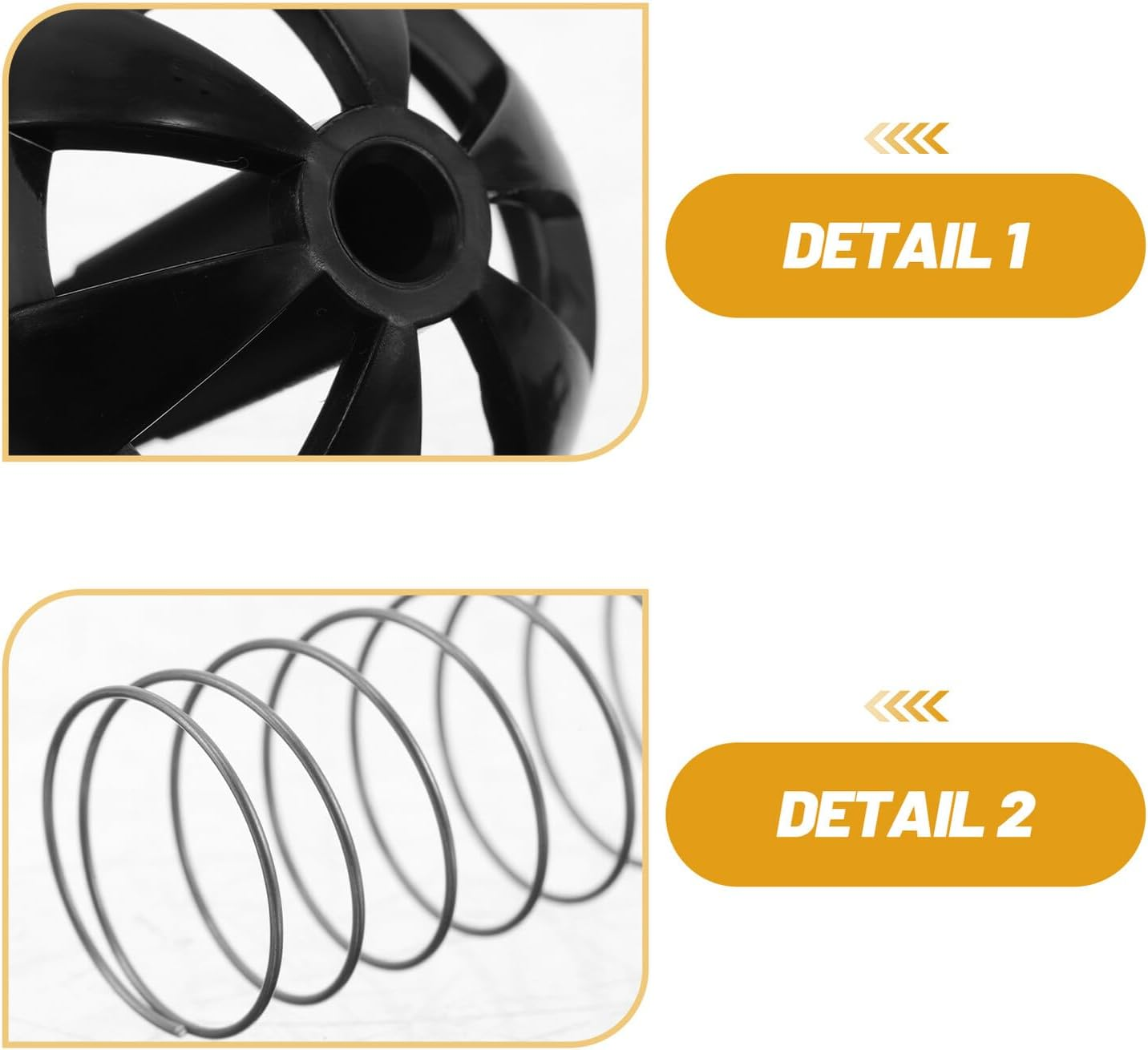 ULTECHNOVO Espresso Machine Brew Basket Bottom Spring Stopper Replacement Kit, Coffee Maker Portafilter Accessory Set for Home and Commercial Use, Compatible with Bottomless Portafilter And image number 5