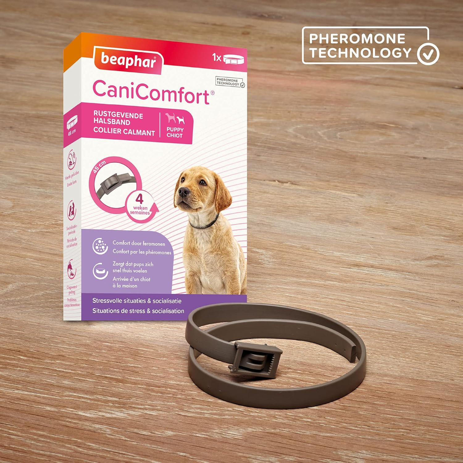 Beaphar Canicomfort Pheromone Calming Collar for Dogs 45 Cm image number 2