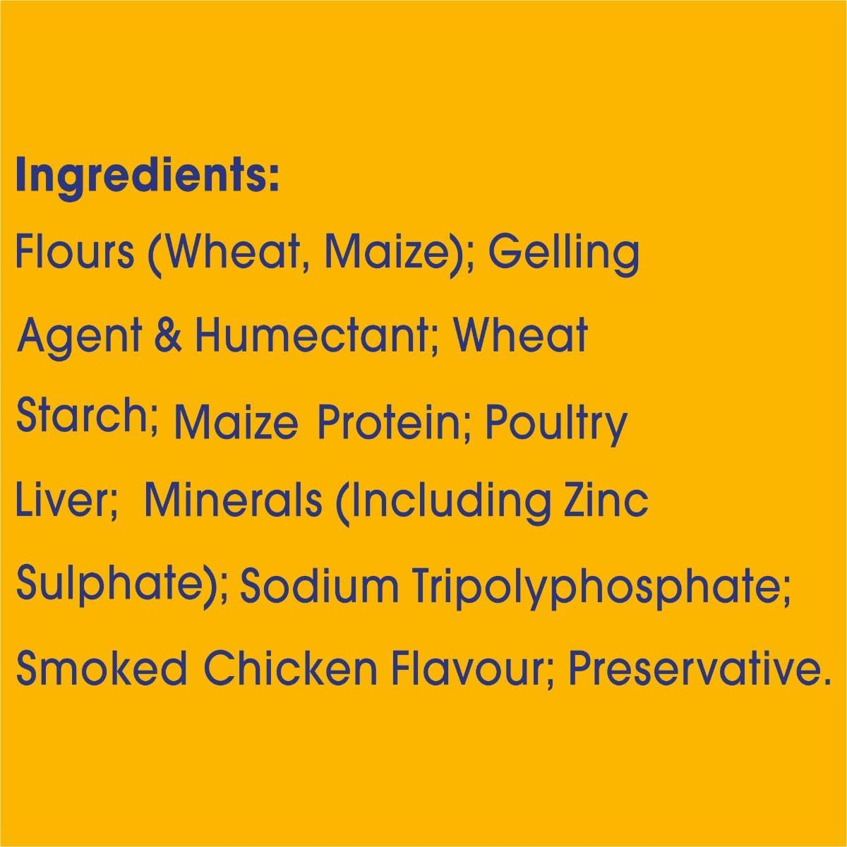 Pedigree Dentastix Chewy Chunx Dog Treats Mini Smoky Chicken Flavour Pouch 68G, 5 Pack image number 5