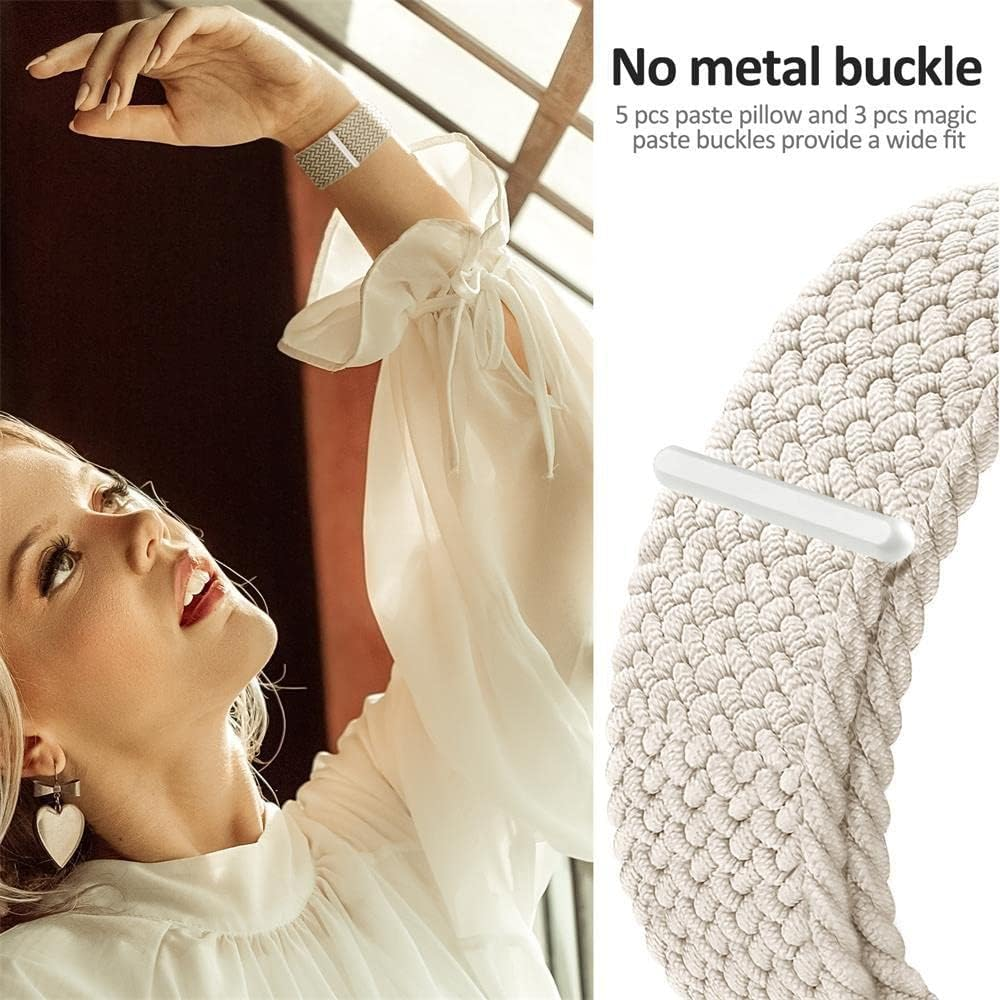 Nylon Strap for CMF by Nothing Watch Pro 2 Strap, Nylon Braided Velcro Strap for CMF by Nothing Watch Pro 2 Bracelets for Men Women Sport Loop Band for CMF by Nothing Watch Pro 2 (2) image number 3