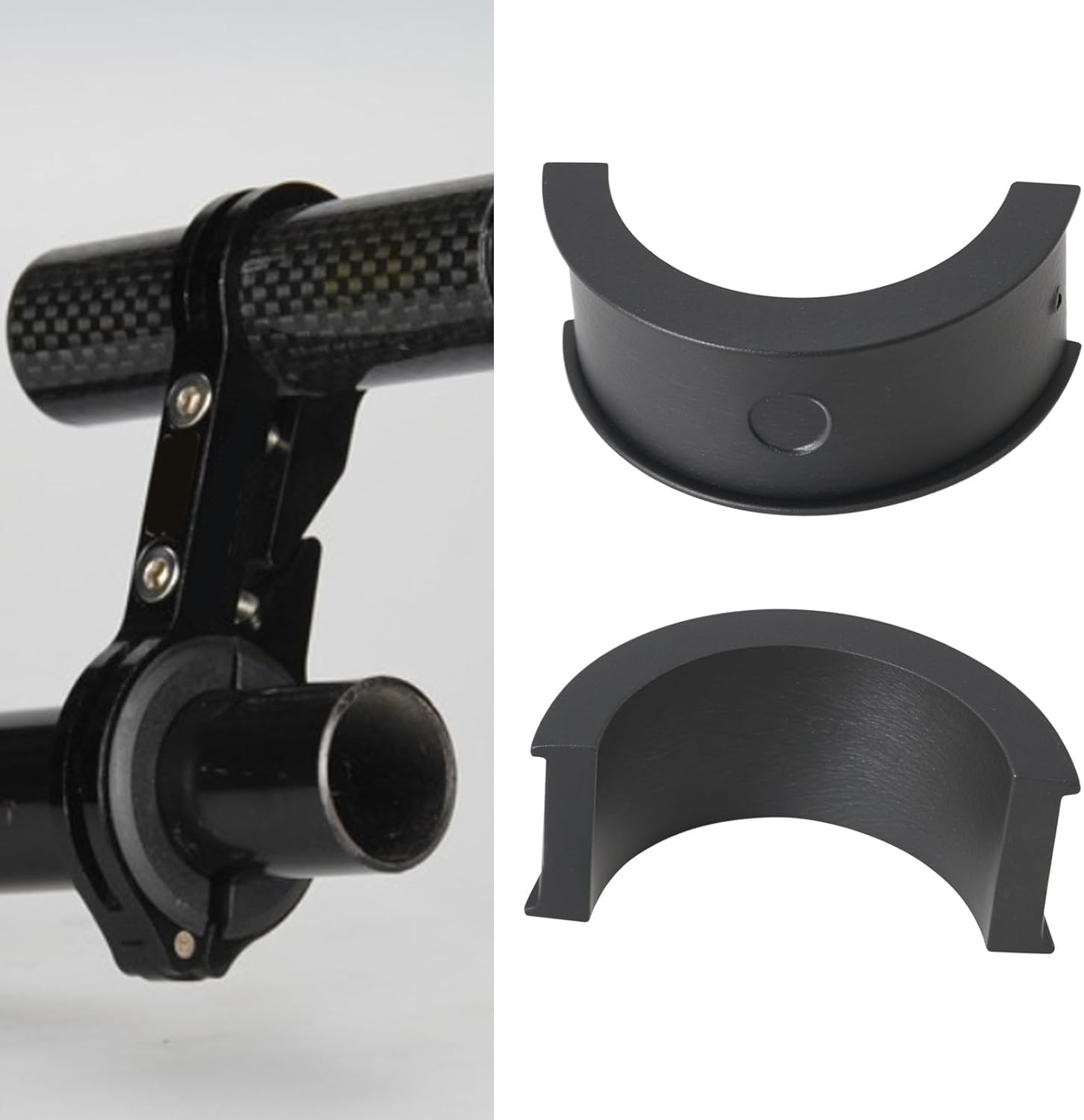 5 Pair Bicycle Handlebar Mount Spacer Conversion Extender Spacer Conversion 31.8Mm to 25.4Mm Compatible with GUB Holder image number 2