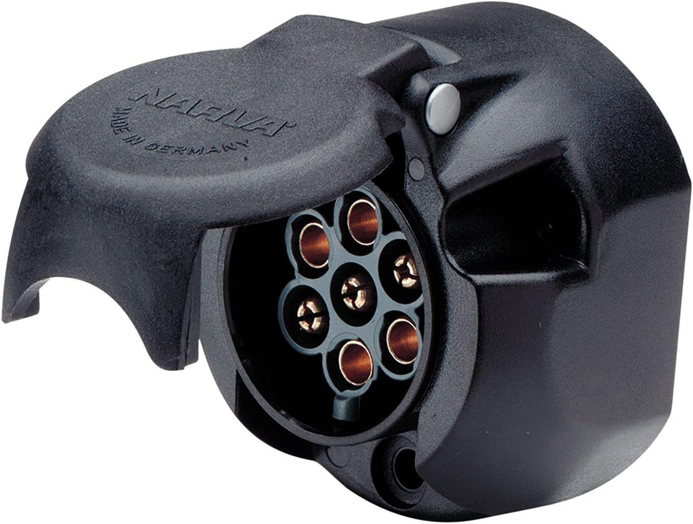 Narva 7 Pin Large round Plastic Socket