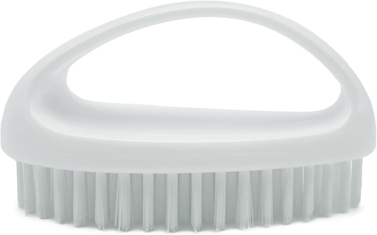 GKETN Hand and Nail Brush for Cleaning Fingernails Fingers Nylon Firm Stiff Bristles Heavy Duty Scrub Clean Brushes for Mechanics Gardeners, White, 1PC image number 5