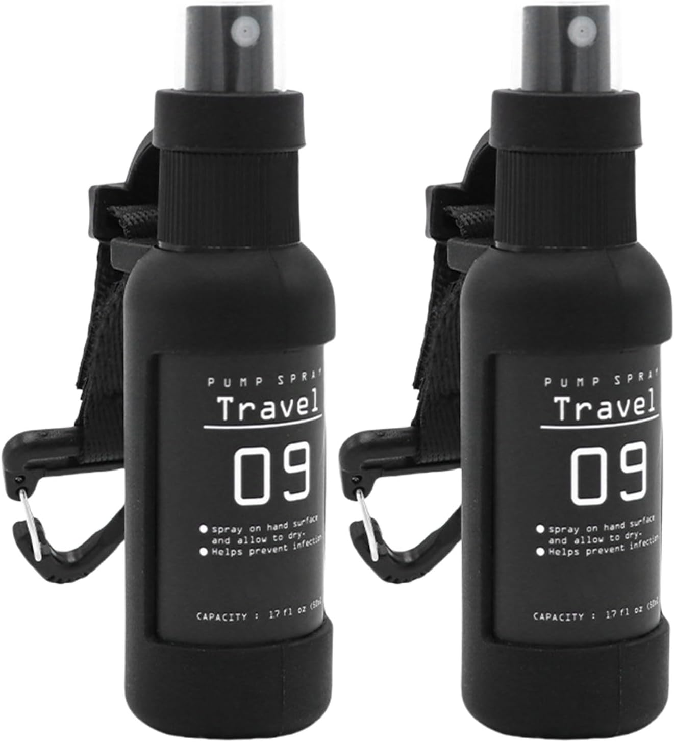 2 Pcs Travel Portable Small Cosmetic Bottles Moisturizing Plastmer Spray Bottles for Camping and Hiking Convenience image number 3