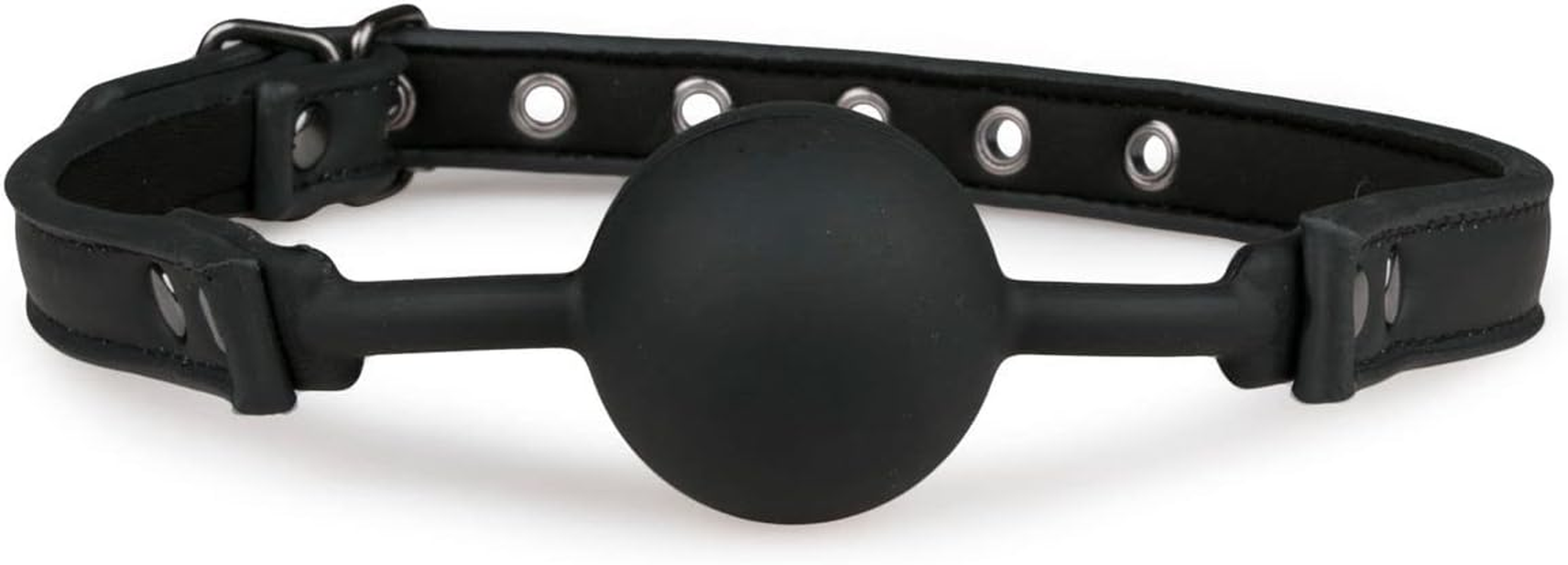 Fetish Collection Ball Gag with Silicone Ball, Black image number 1