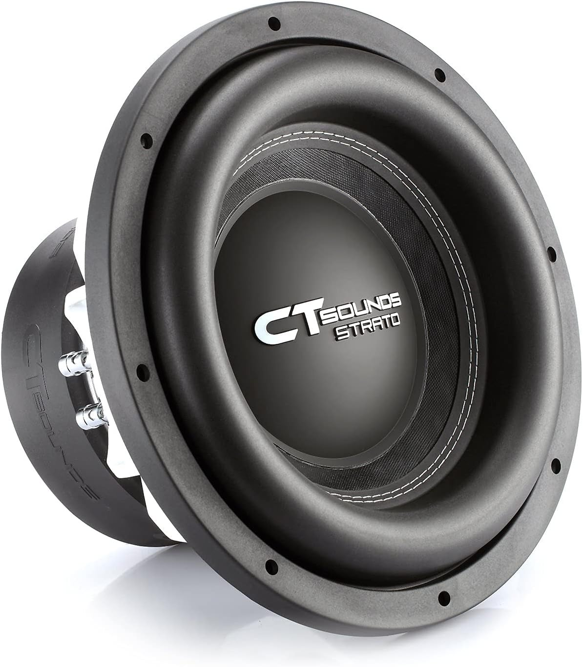 CT SOUNDS 8 Inch Car Subwoofer - Dual 2 Ohm Impedance, 2" Voice Coil, 900W Peak Power, Rubber Surround for Car Stereo Sound System - Strato 8 D2 image number 2