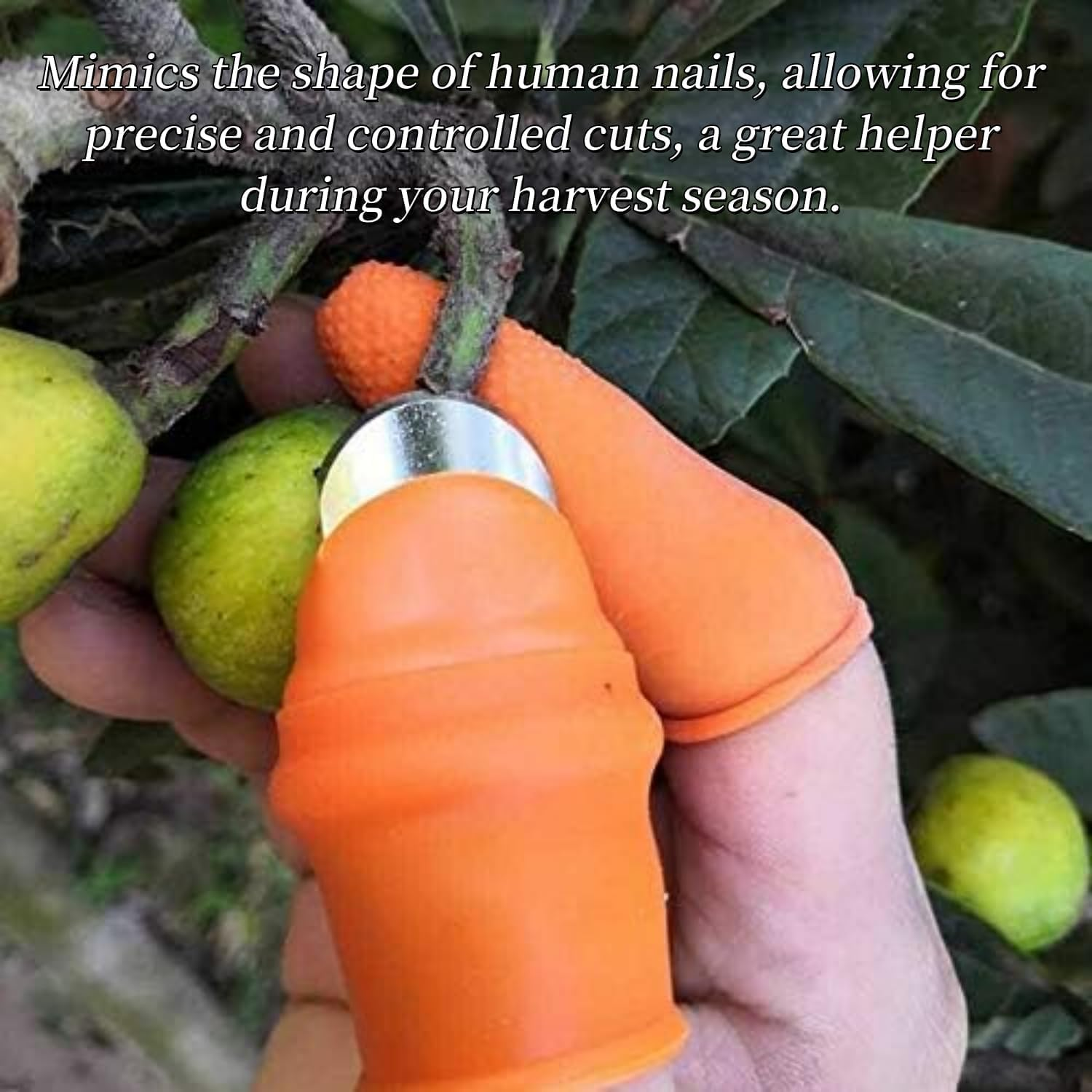 12Pcs Silicone Thumb Knife Set,Harvesting Plant Finger Guard,Finger Knife Gardening,Silicone Thumb Knife, Gardening Thumb Tool,Garden Finger Cutter image number 6