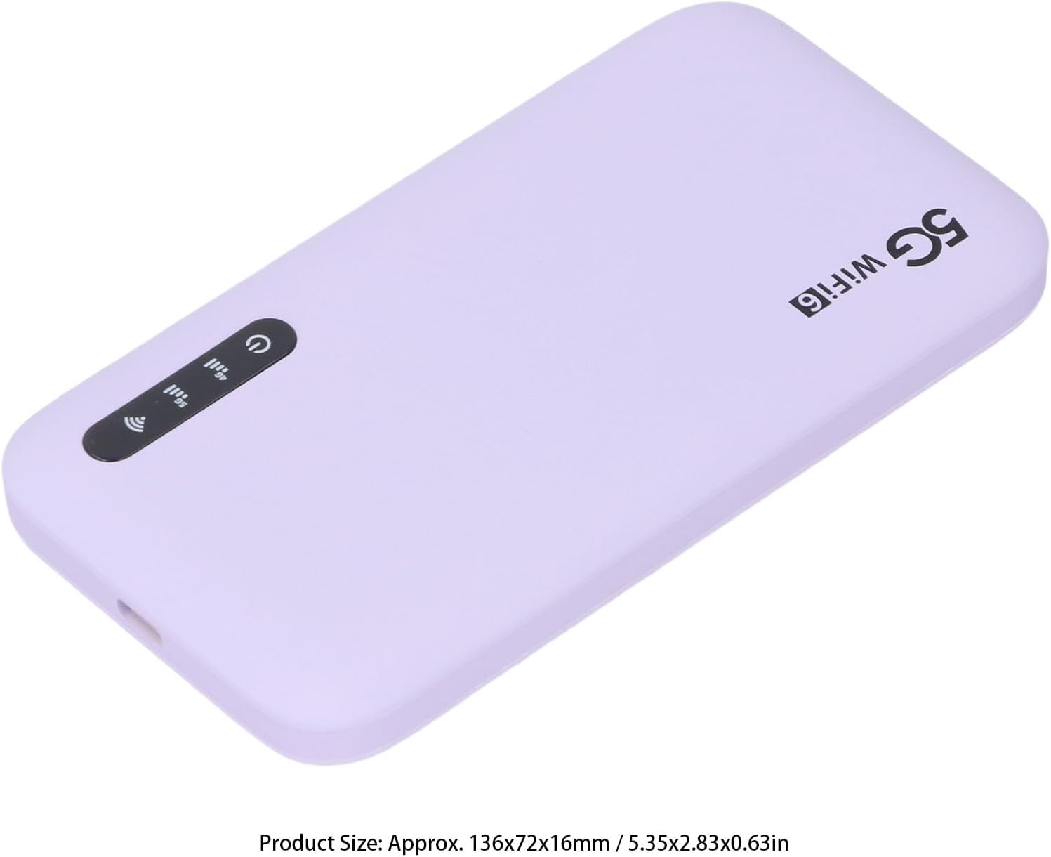 5G Portable Hotspot, Wifi6 High Speed Travel Router with Nano SIM Card Slot, 2.77Gbps DL 1.25Gbps UL 16 Devices Capacity, Home 5G Mobile Hotspot image number 1