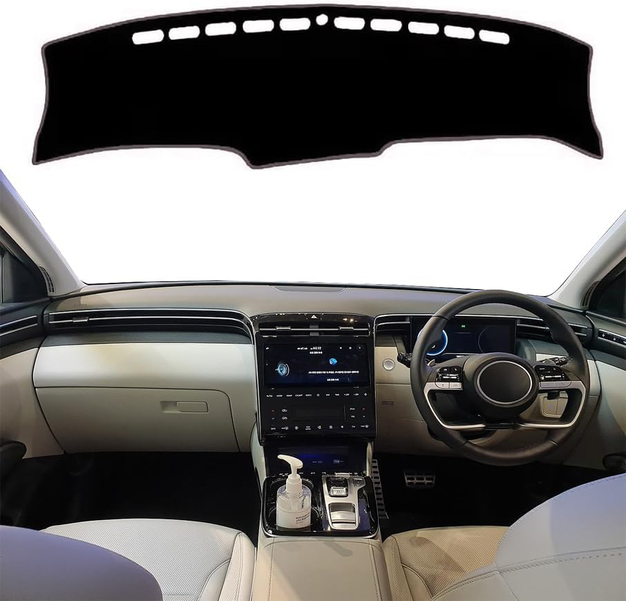 Evervenz Dash Mat for Hyundai Tucson NX4 2022 2023 2024 Flannel（Without HUD） Dash Cover Dashboard Cover Tucson01 image number 6