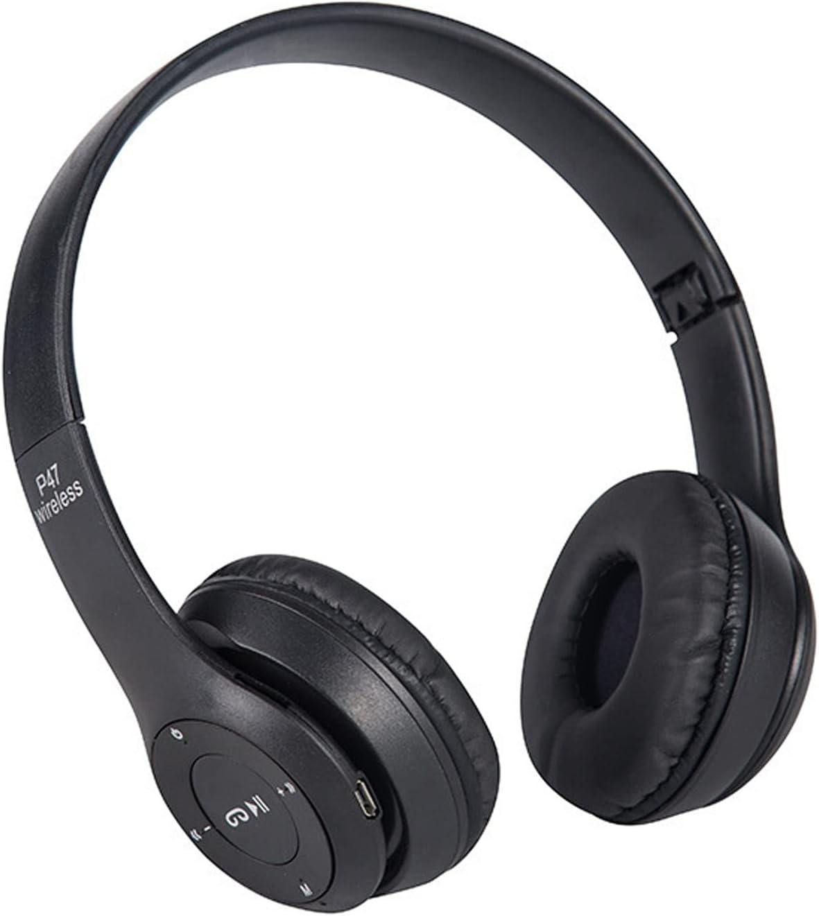 Foldable Wireless Headphones, Stereo Over-Ear Headphones for Gaming, Stable Connection, Easy to Wear, Simple and Elegant image number 4