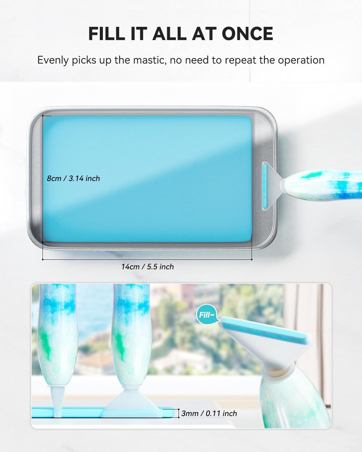 ARTDOT Enduring Stickiness Putty Wax for Diamond Art Kits for Adults,Strong Stickiness Clay Glue with Slide Storage Box for Diamond Painting Accessories and Tools image number 4